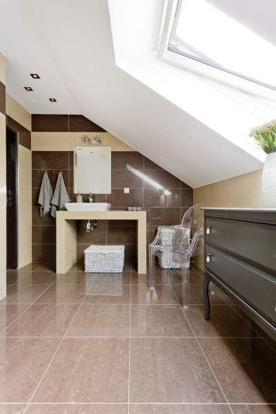 Attic Bathroom Installation in Menomonee Falls
